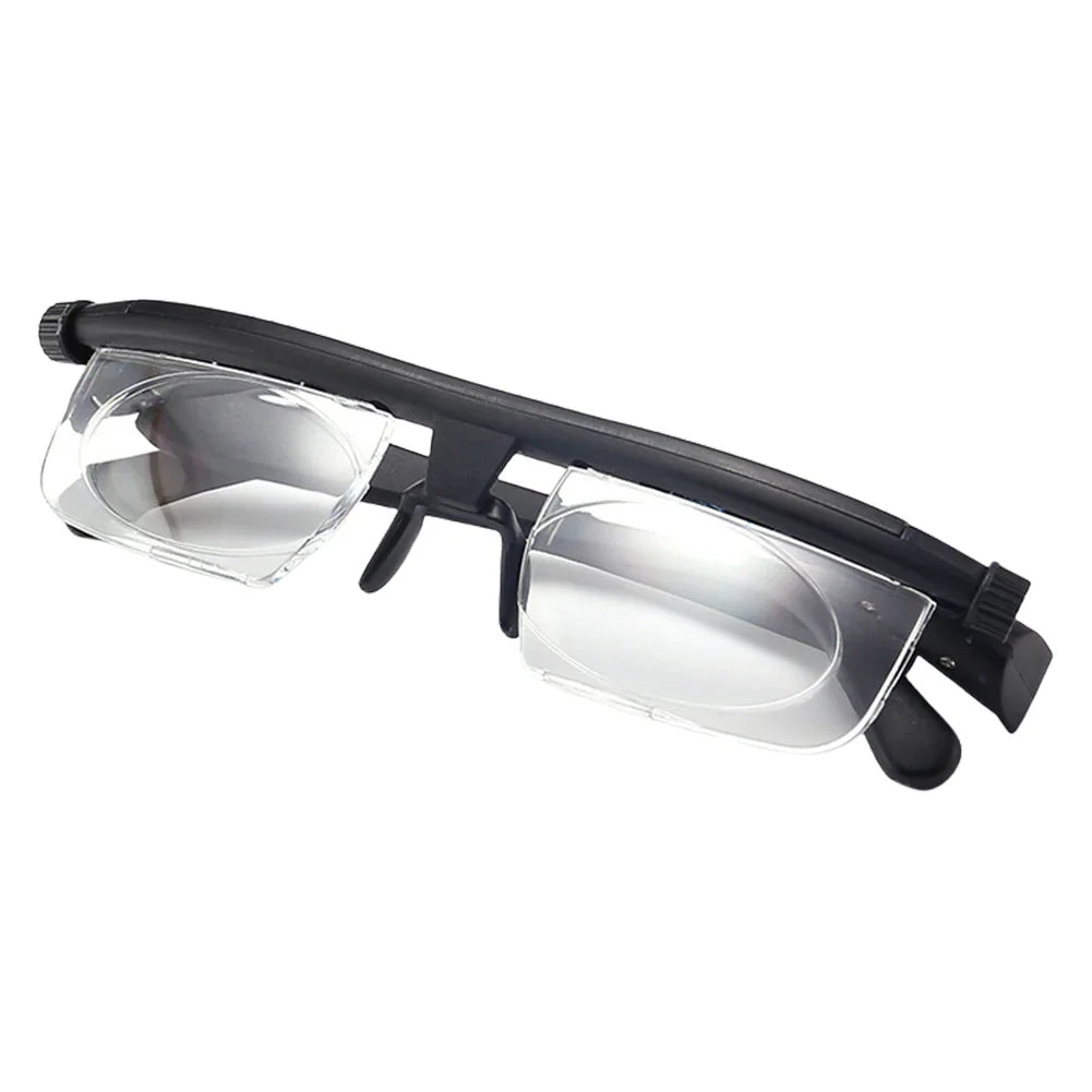 Adjustable Focal Length Reading Glasses | Auto Vision Correction Adjustable Reading Glasses Qme black