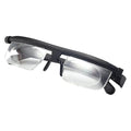 Adjustable Focal Length Reading Glasses | Auto Vision Correction Adjustable Reading Glasses Qme black