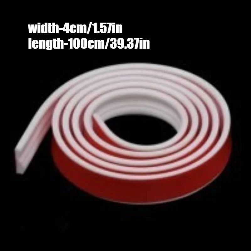 Flexible PVC Peel & Stick Decorative Molding Wall Trim Border Decorative Wall Trim Qme width-4cm 1.57in