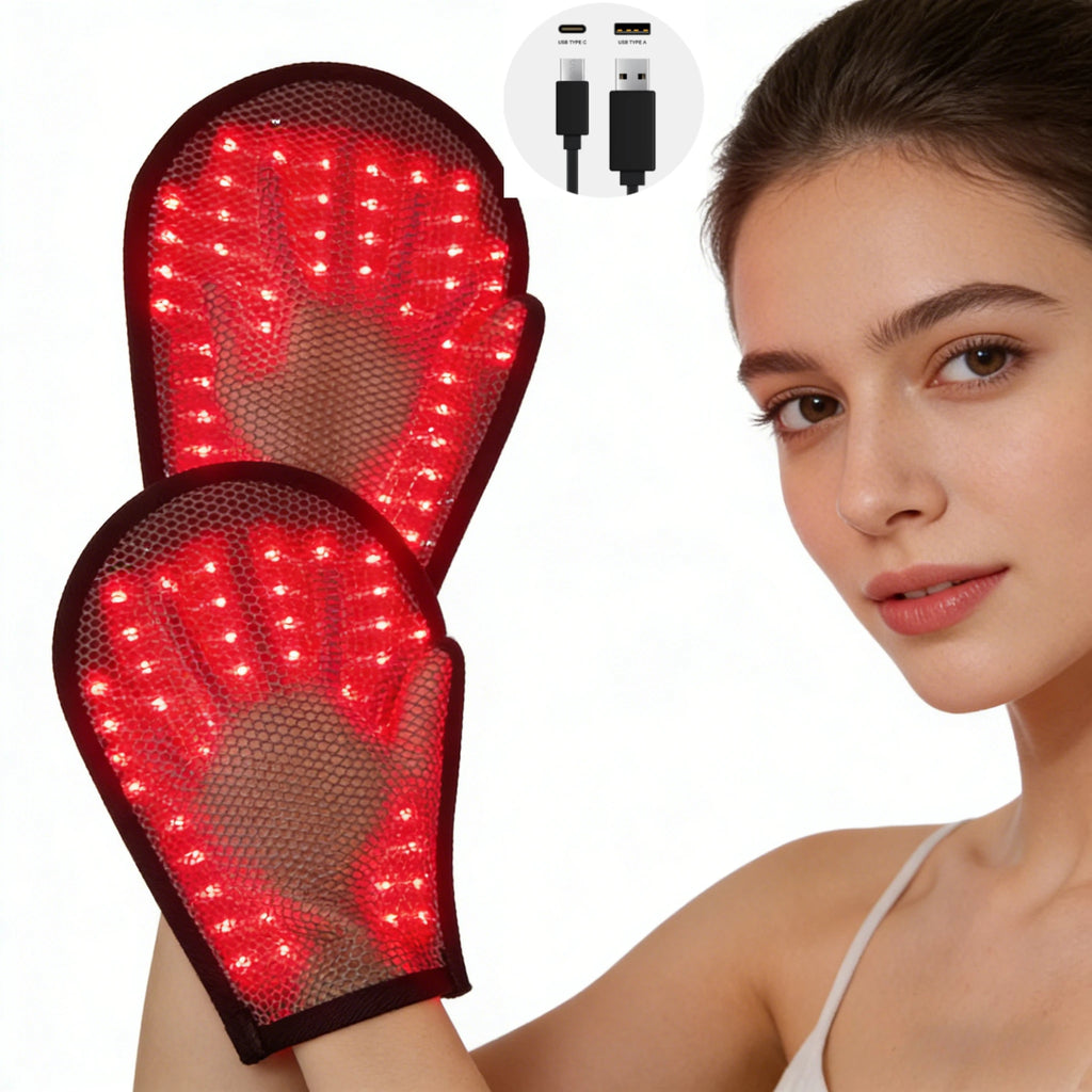 ZONGKUNG Red Light Therapy Glove 660nm 850nm LED Hand Wrap Light Therapy Glove Qst