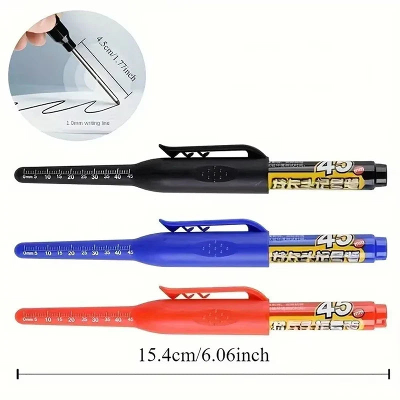 Waterproof Deep Hole Marker Pen – Long Nib, 6-Pack Deep Hole Marker Pen Qme