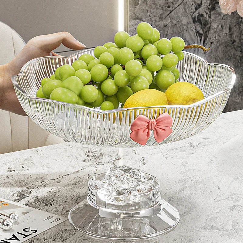 Luxury Coffee Table Candy & Snack Tray – Drain Design, 3 Colors Decorative Snack Tray Qme