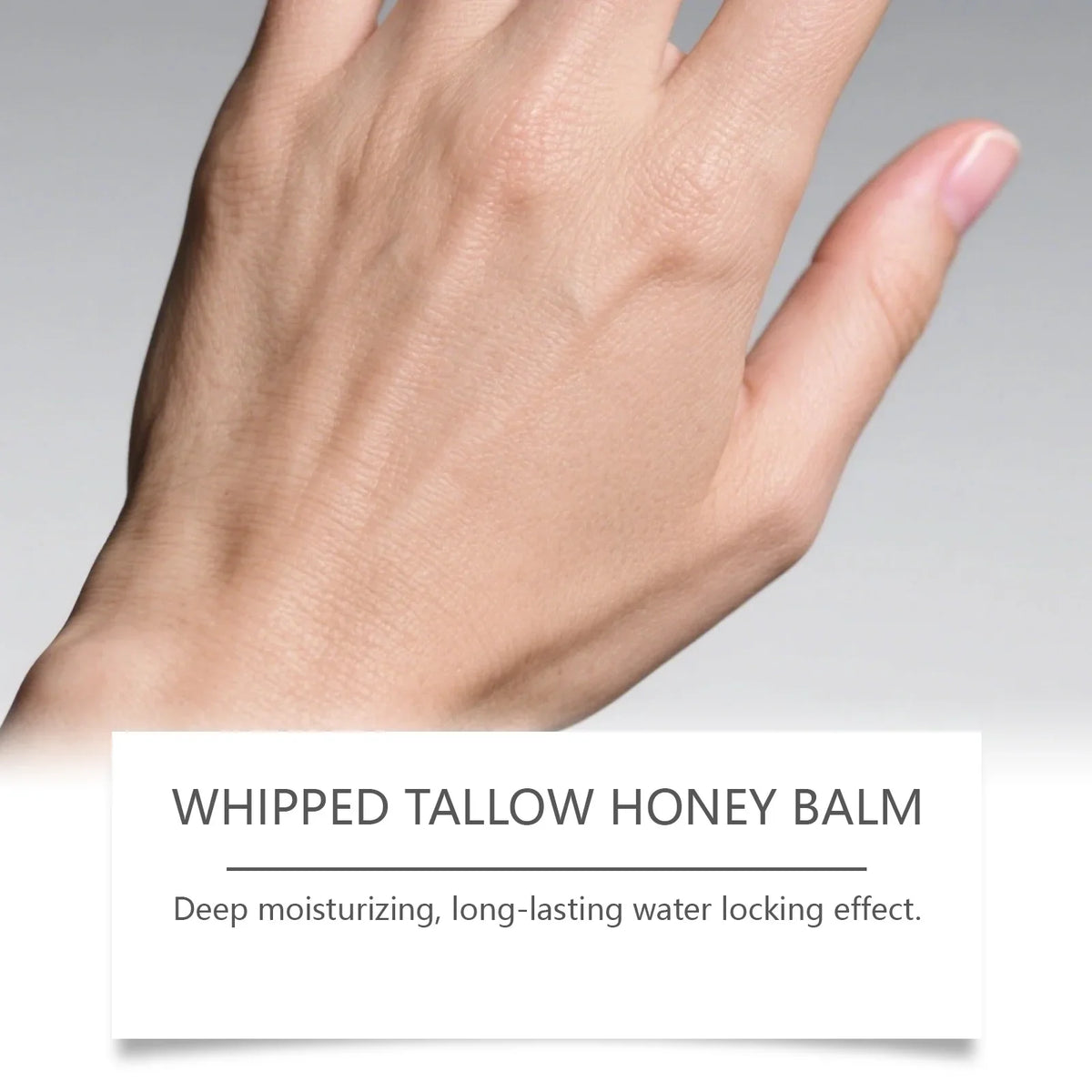 Whipped Tallow Honey Balm – Deep Moisturizing Body Butter Moisturizing Body Balm Qme