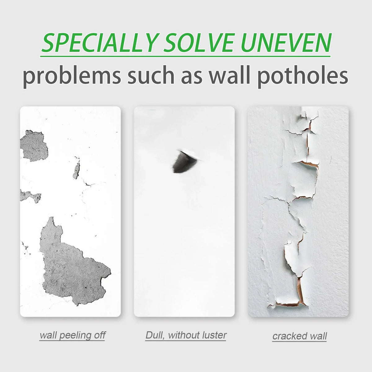 Wall Repair Cream – Mould-Proof Quick-Dry Crack & Stain Filler Wall Repair Paste Qme
