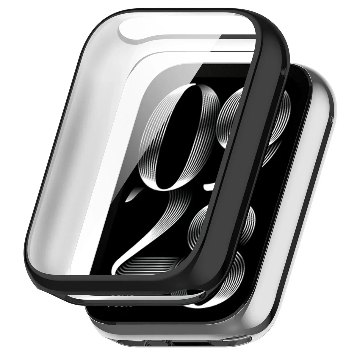Xiaomi Mi Band 8 Silicone Strap & Protective Case – 31 Colors Smartband Strap & Case Qme Black Case Mi Band 8 Pro