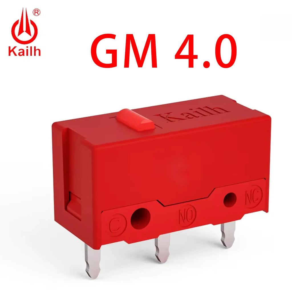 Kailh GM 4.0 Red Dot 3-Pin Mouse Micro Switch – 60M Clicks Mouse Micro Switch Qme
