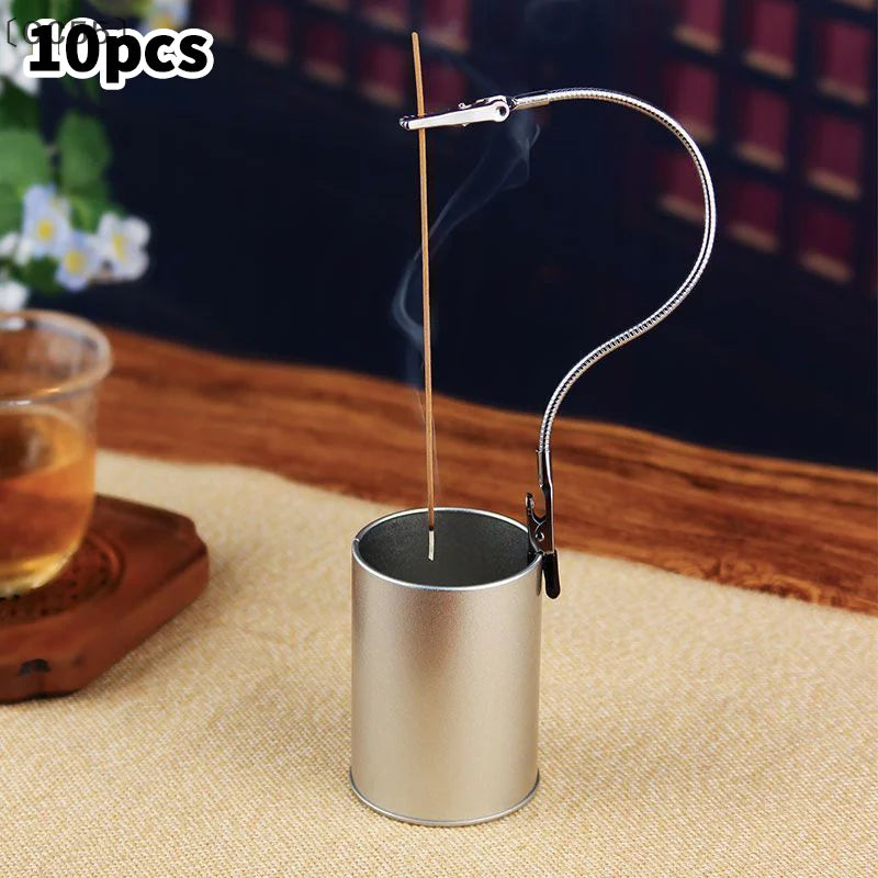 10Pcs Metal Incense Clips – Mosquito Coil Holder Crocodile Clip Incense Clip Holder Qst