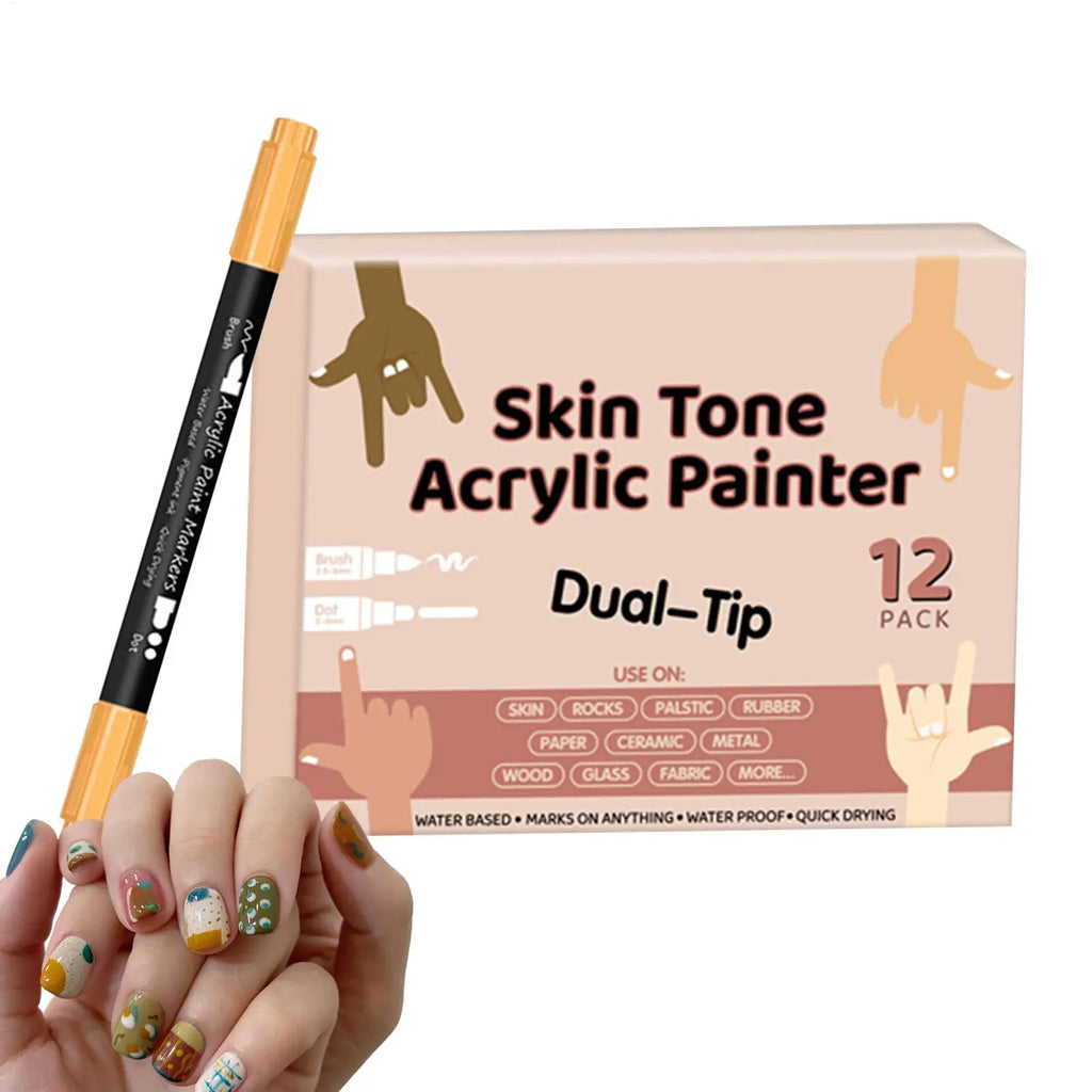 Water-Based Nail Art & Body Painting Graffiti Pen Set Nail Art Pen Qme