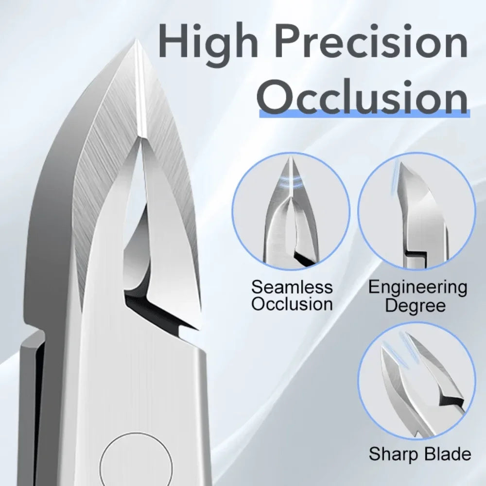Professional Stainless Steel Cuticle Nipper – Thick Nails Cuticle Nipper Qme