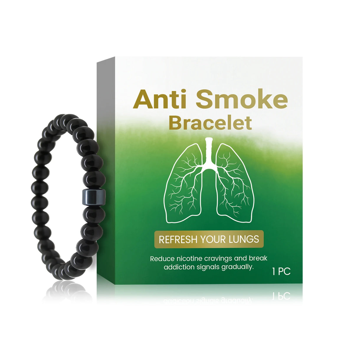 Magnetic Quit Smoking Arm Band – Smoking Cessation Aid Smoking Cessation Band Qst 1PC Boxed
