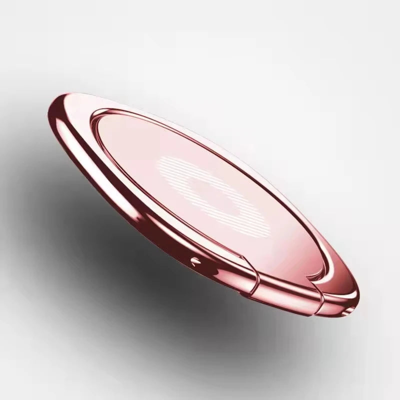 Ultra-Thin 360° Metal Phone Ring Holder & Finger Grip Stand Phone Ring Stand Qst rose gold