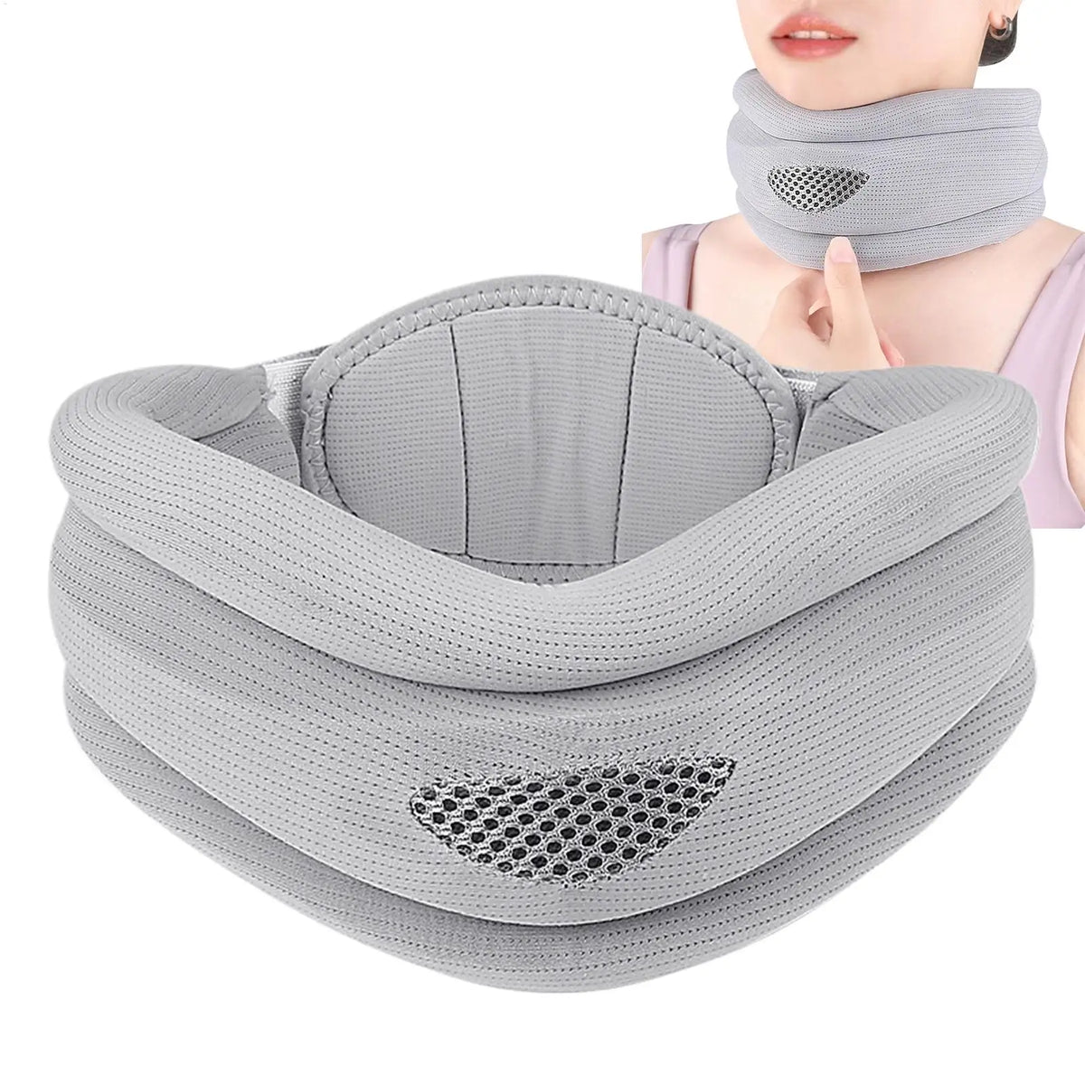Soft Foam Neck Brace – Adjustable Cervical Collar Support Cervical Neck Brace Qme