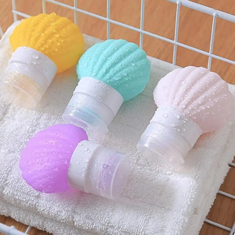 Silicone Travel Bottles – Leakproof Refillable Cosmetic Set Refillable Travel Bottles Qme
