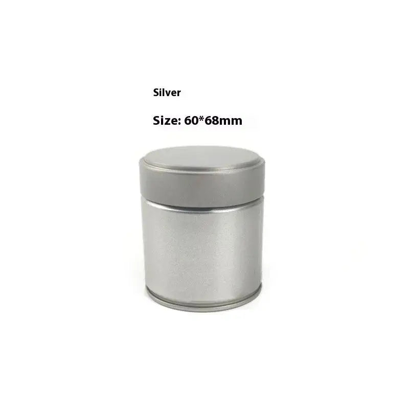 Mini Tinplate Matcha Powder Tin – Airtight Sealed Spice Jar Airtight Storage Tin Qme A1