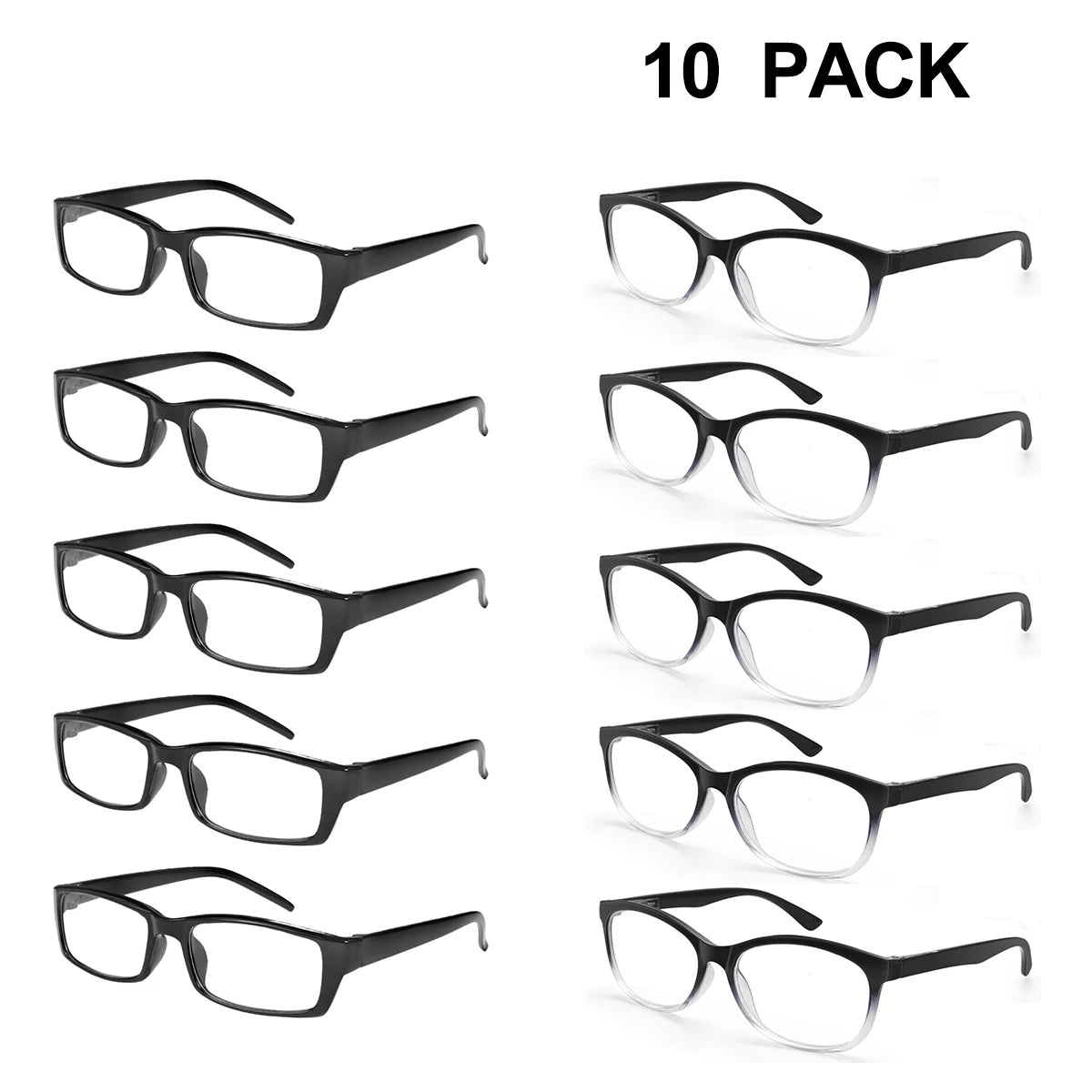VOPHA Autofocus Anti-Blue Light Reading Glasses Smart Zoom Reading Glasses Qst 10pcs-L1F-L1Y