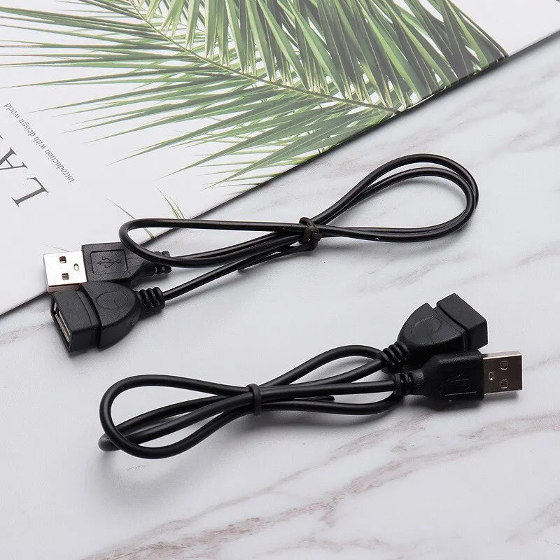 Pure Copper 4-Core USB Cable – Black & White PVC | Qme USB Data Cable Qme