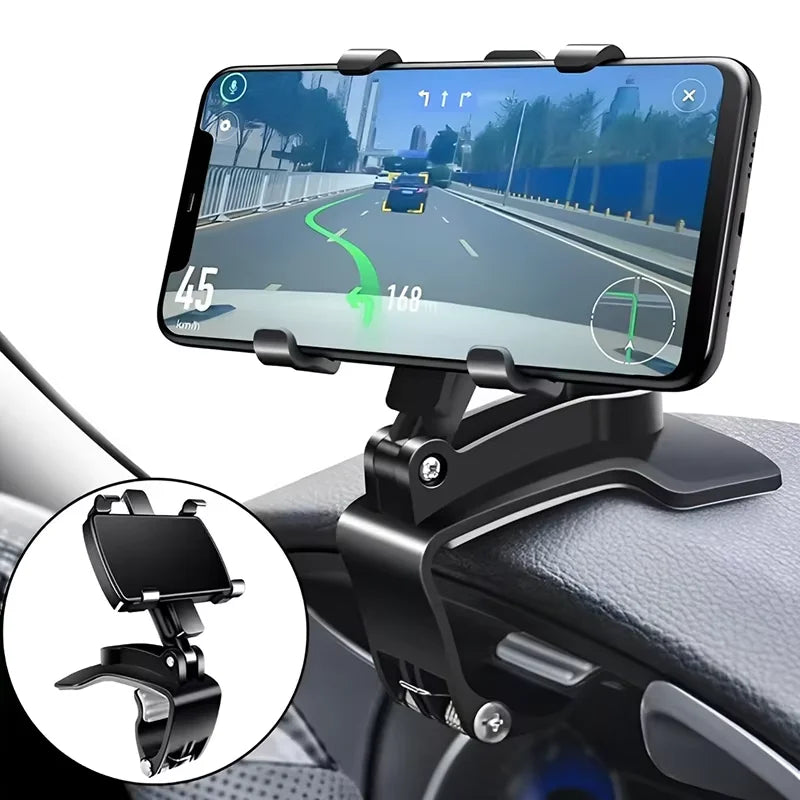 Universal Car Phone Holder Dashboard Clip Mount Stand Car Phone Mount Qme
