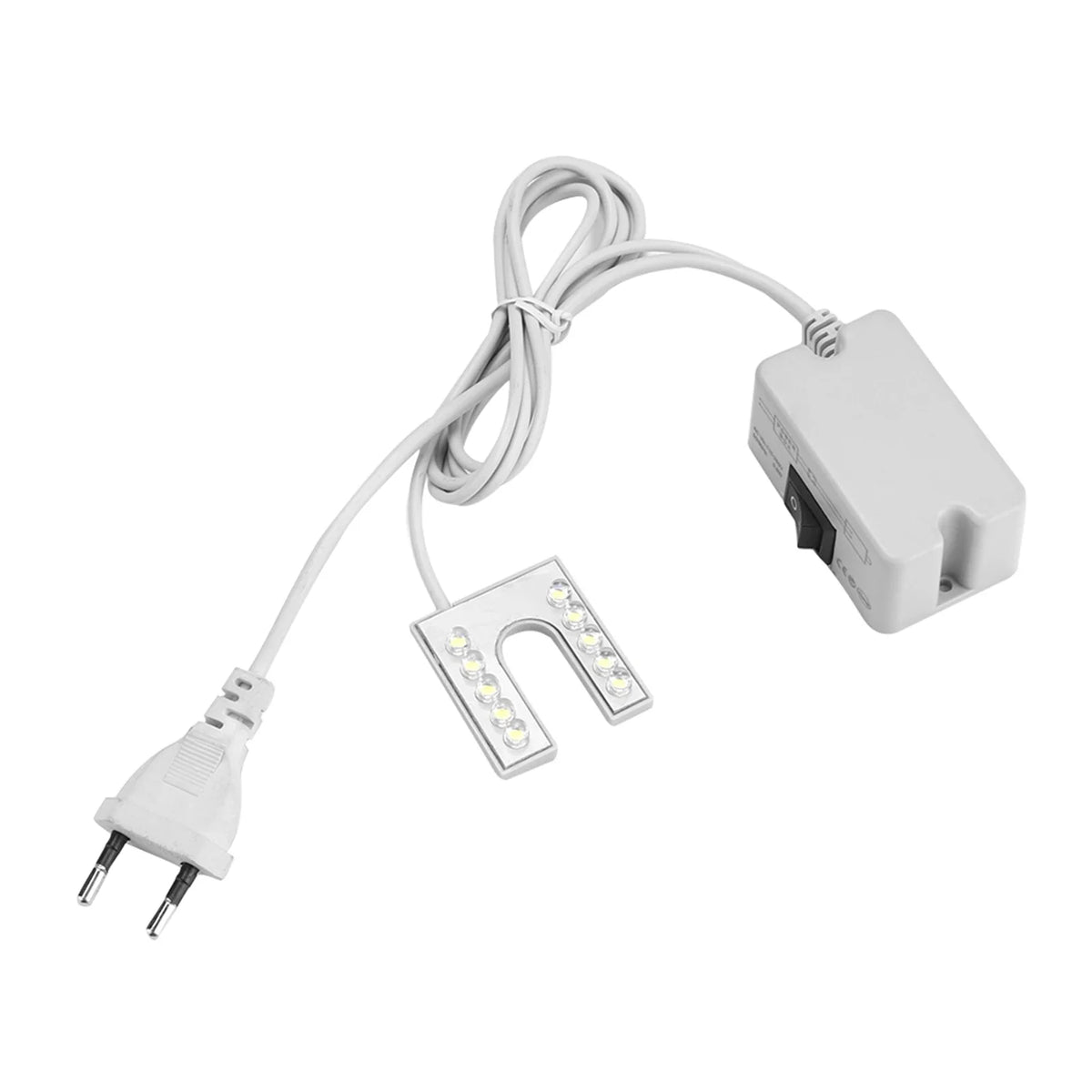 Sewing Machine LED Lamp – Flexible Gooseneck Magnetic Base LED Task Lamp Qme WHITE