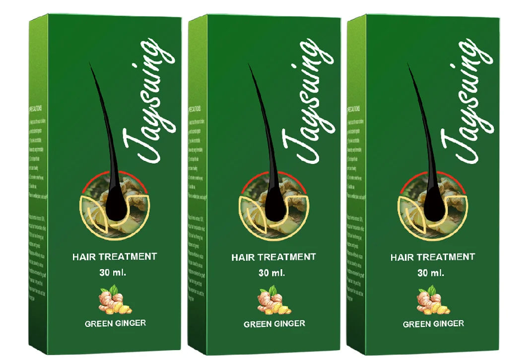 Ginger Hair Growth Spray – Scalp Nourishing Serum 30ml/120ml Hair Growth Serum Qst 30ml x3pcs