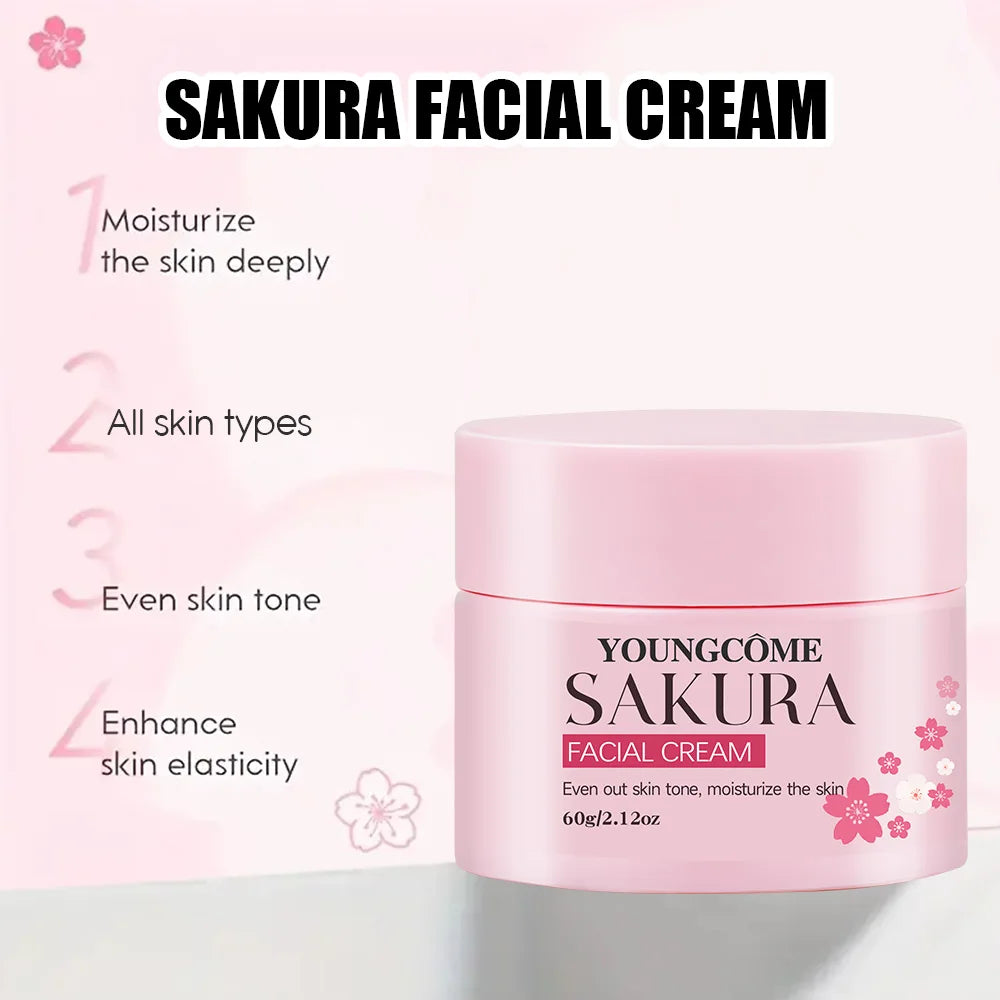Sakura Retinol Collagen Anti-Aging Face Cream | YOUNGCOME Anti-Aging Face Cream Qst
