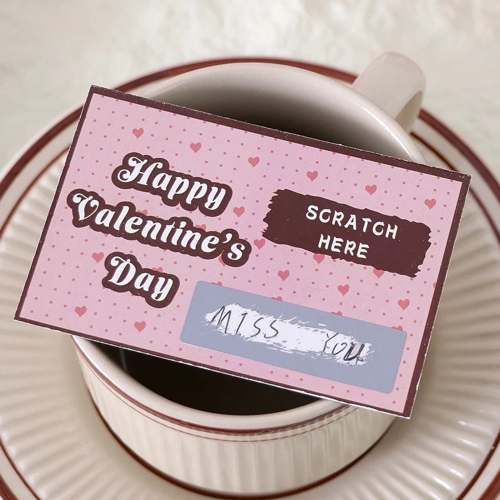 Scratch-Off Love Coupons Cards for Couples – Valentine's & Anniversary Scratch-Off Couple Cards Qme