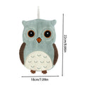 Owl Animal Print Hand Towel – Absorbent Hanging Bath & Kitchen Decorative Hand Towel Qst Green