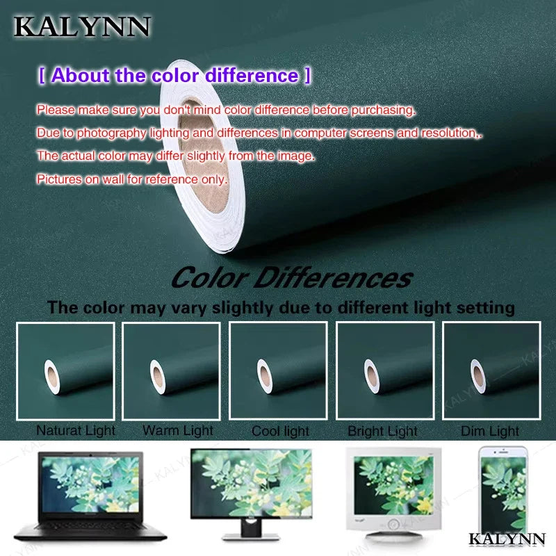Peel & Stick Solid Color Contact Paper – Self-Adhesive Vinyl Peel & Stick Wallpaper Qme