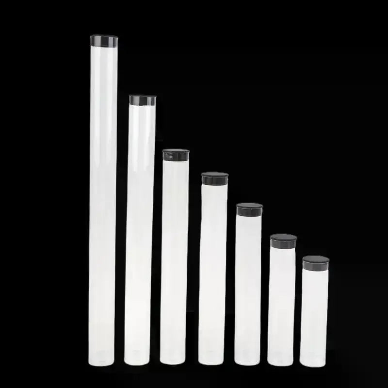 Clear Travel Toothbrush Case Storage Tubes with Lids – 5-Pack Toothbrush Travel Case Qme