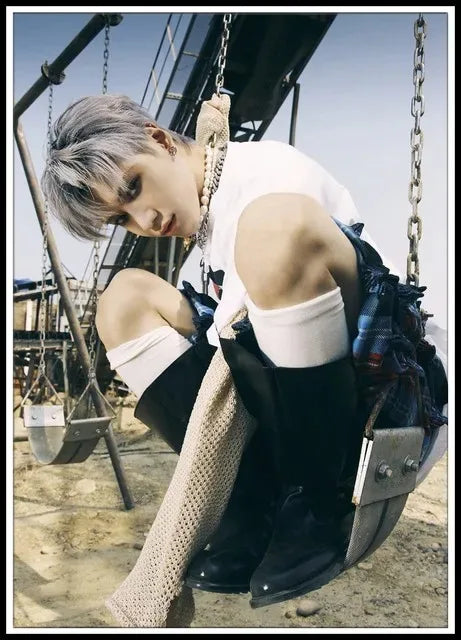 Taemin Album Canvas Wall Art – Mosaic K-Pop Poster Print Canvas Wall Art Qst