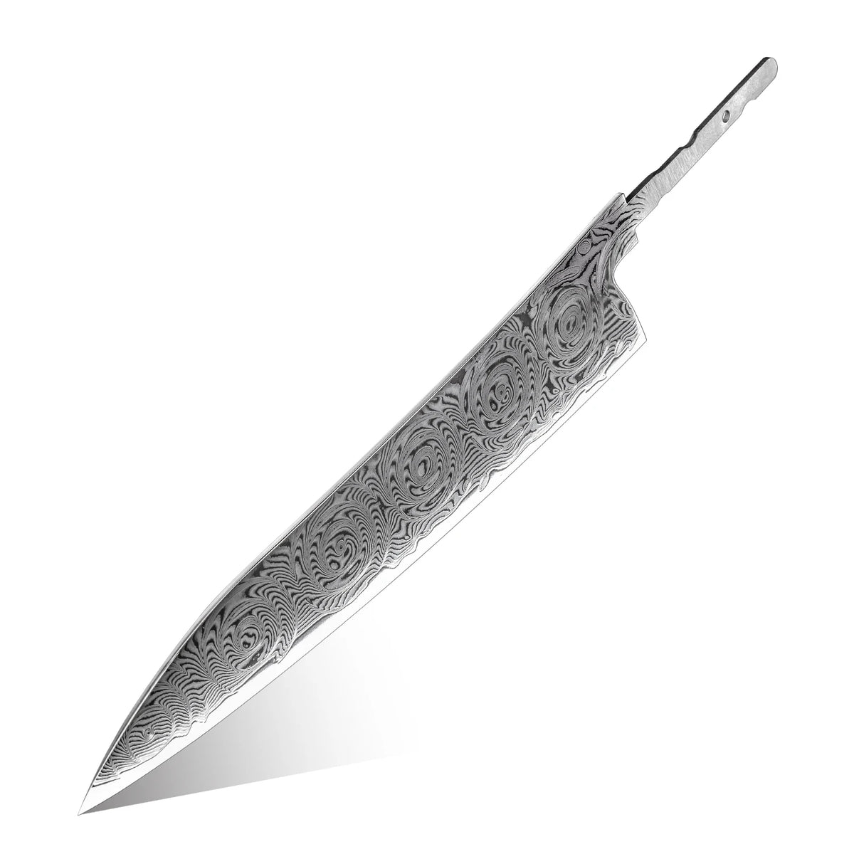 67-Layer Damascus Steel Knife Blank – DIY Custom Chef Blade Damascus Knife Blank Qst Chef knife Blade