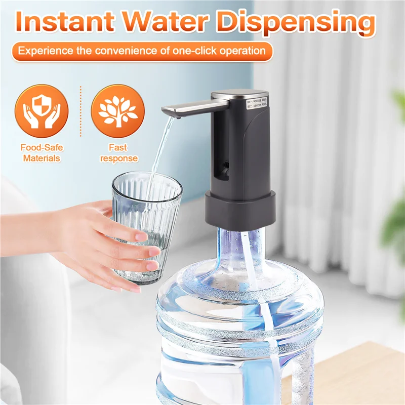 MiLESEEY B15C Foldable Electric Water Dispenser Pump – LED Display Electric Water Dispenser Qst