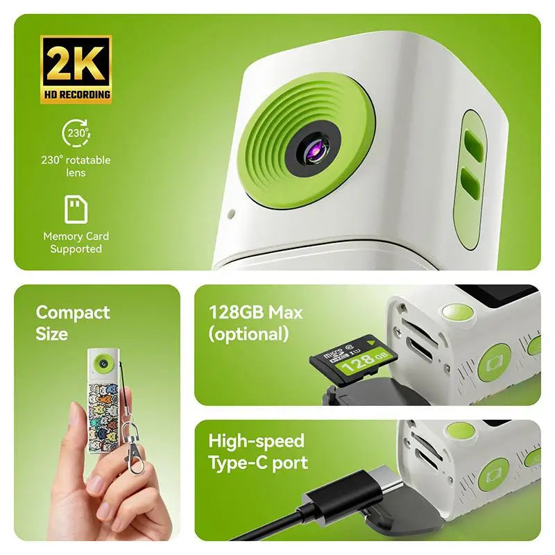 2K HD Mini Thumb Camera G10 Portable Sports Camcorder Mini Sports Camcorder Qme