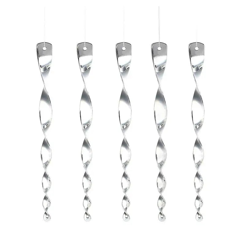 Sparkling Bird Repellent Spiral Reflectors – Hanging Deterrents Bird Deterrent Spiral Qme