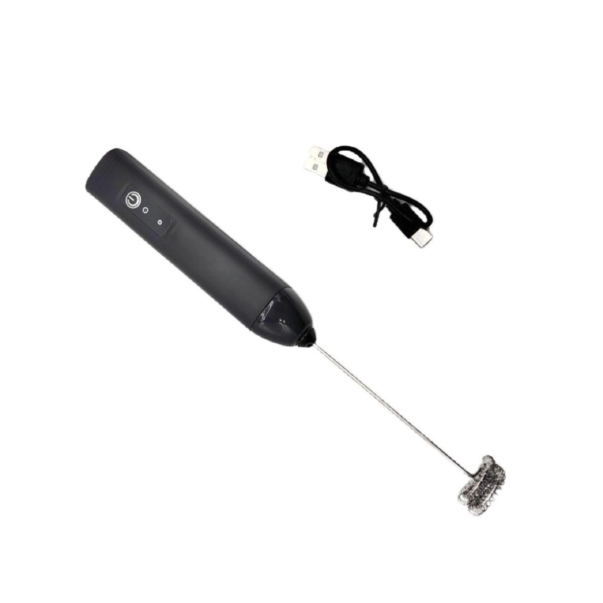 ZARTSEN Mini USB Rechargeable Milk Frother – 3-Speed Foam Maker Milk Frother Qst