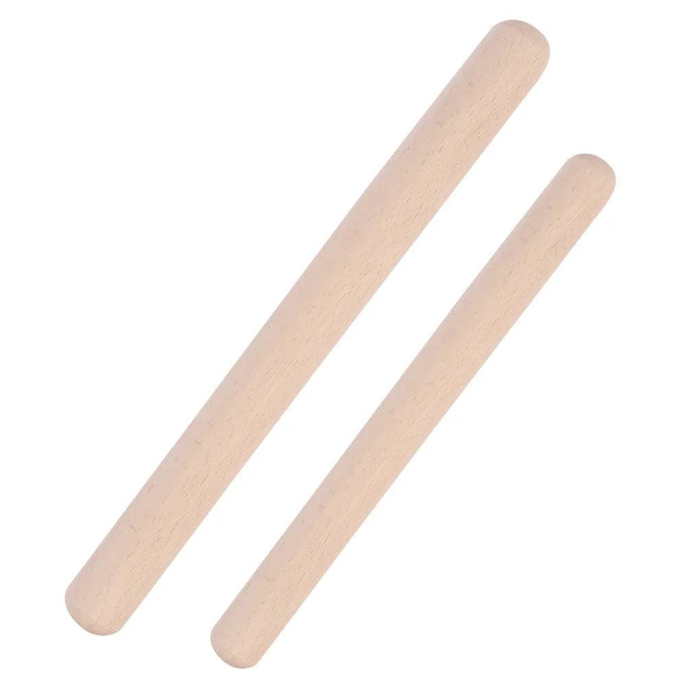 Wooden Rolling Pin for Pizza, Pastry, Pie & Cookie Dough Wooden Rolling Pin Qme