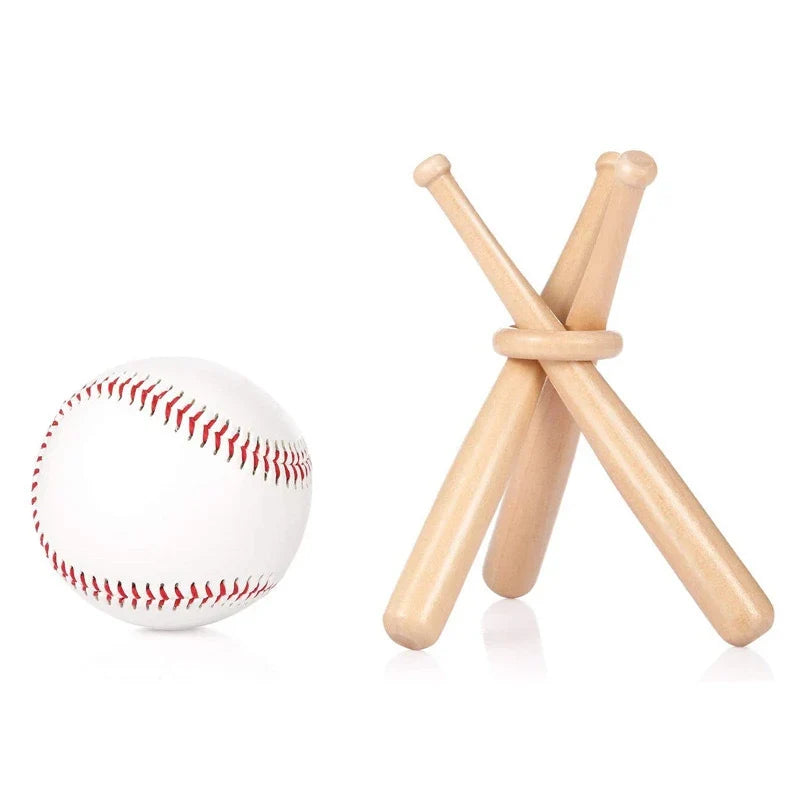 Miniature Wooden Baseball Bat – Mini Solid Wood Novelty Stick Novelty Wooden Bat Qme