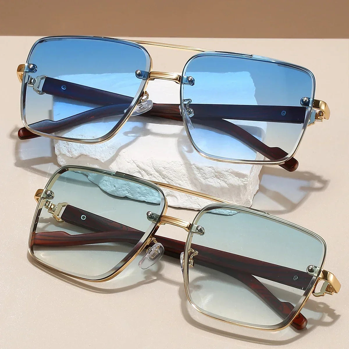 Retro Square Metal Sunglasses – Women's Driving Shades | Qme Retro Sunglasses Qme