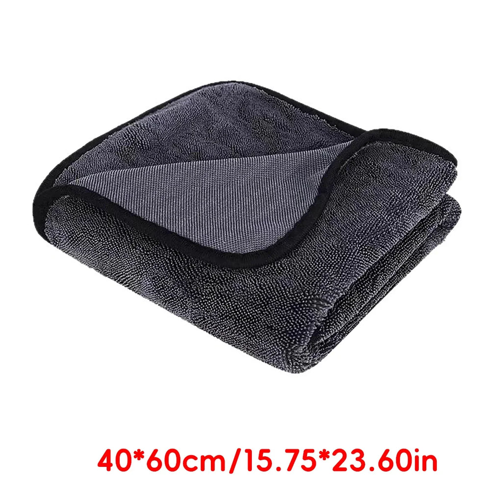Microfiber Cleaning Cloth for Car Care & Detailing – 40x60cm Microfiber Cleaning Cloth Qme GRAY