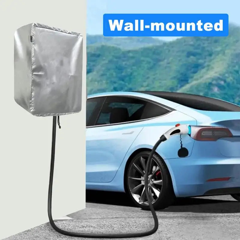 Weatherproof EV Charger Cover – Oxford Cloth Rain & Dust Shield EV Charger Cover Qst