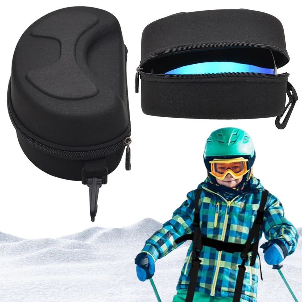 EVA Ski Goggles Hard Case – Waterproof Eyewear Storage Box Eyewear Hard Case Qme