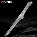 67-Layer Damascus Steel Boning Knife Blank Blade – Full Tang DIY Knife Blank Blade Qst KTDP-JZ-R7