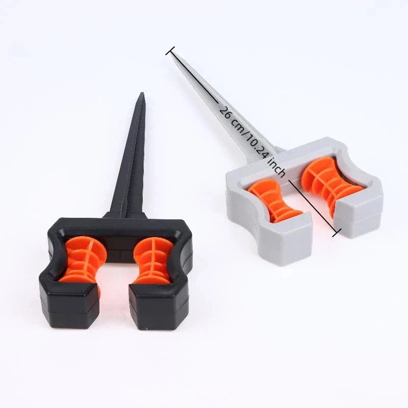 Garden Hose Guide Spike – ABS Pipe Positioning Holder Roller Hose Guide Spike Qme