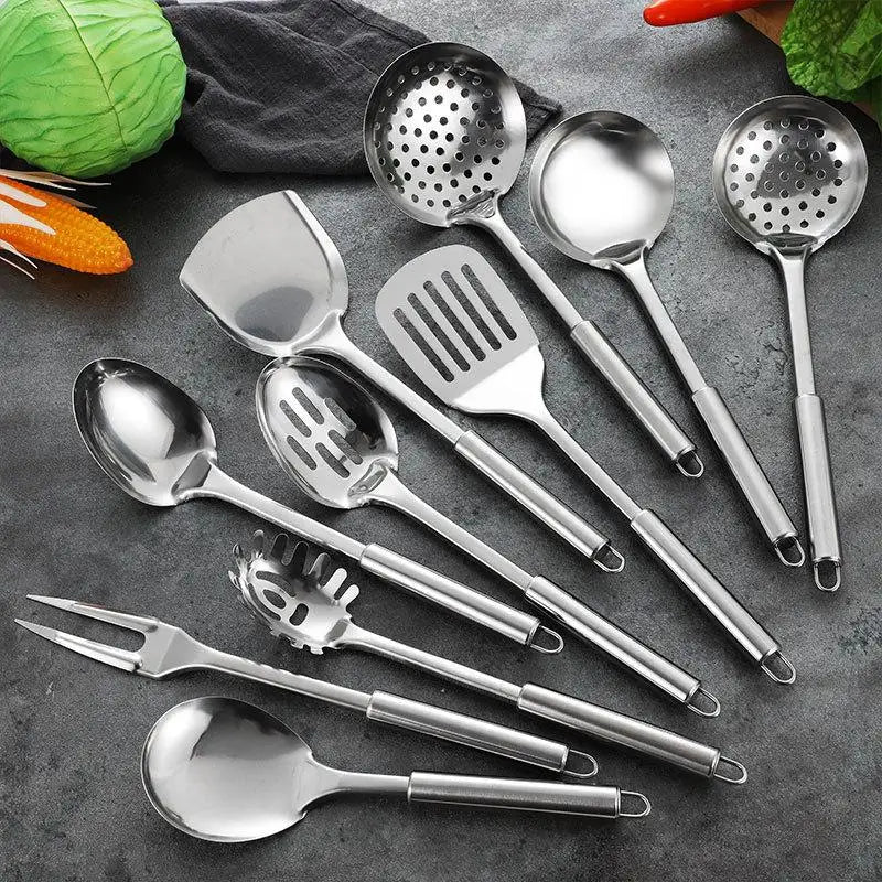 Stainless Steel Kitchen Utensils – Shovel, Spoon & Turner Kitchen Cooking Utensil Qst