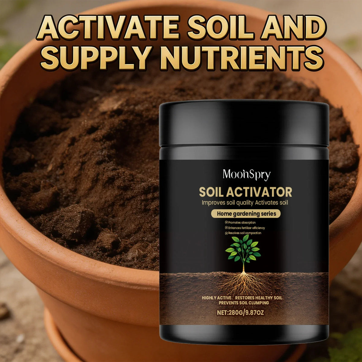 Soil Activator – Boost Fertilizer Absorption & Soil Health Soil Amendment Qme