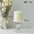Nordic Minimalist Soy Scented Candle | Home & Wedding Decor Scented Pillar Candle Qme H-0201-2