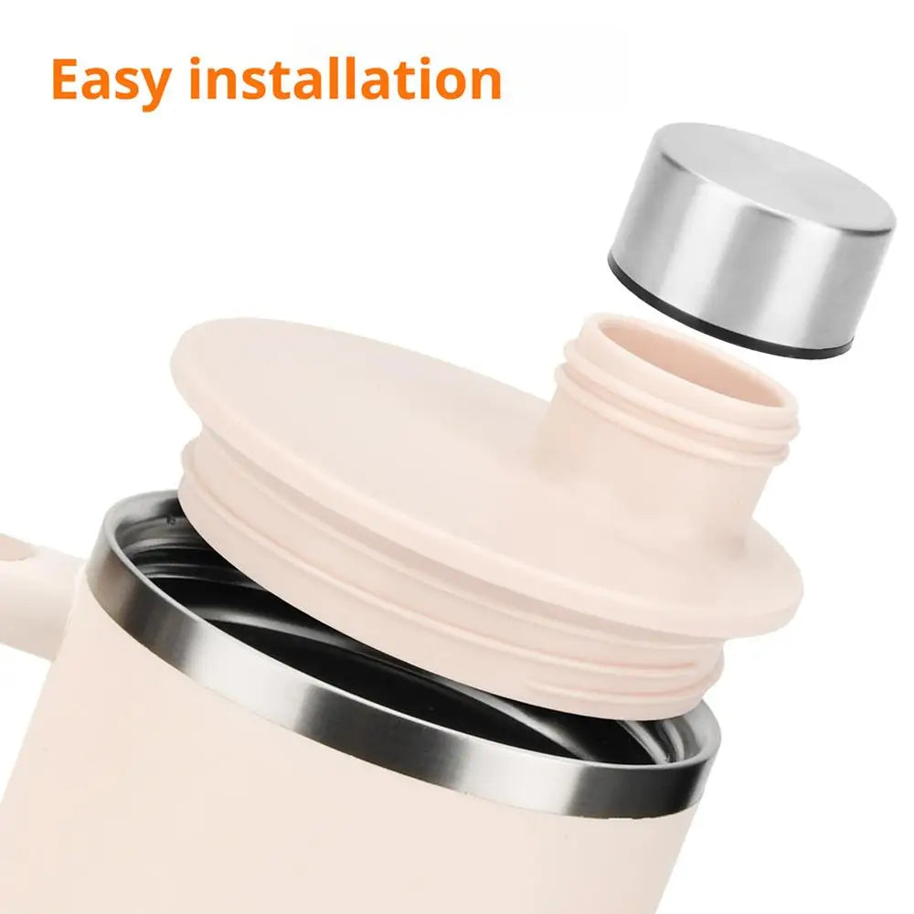 Stanley 40oz Tumbler Replacement Lid – Leakproof & Food Grade Tumbler Replacement Lid Qme