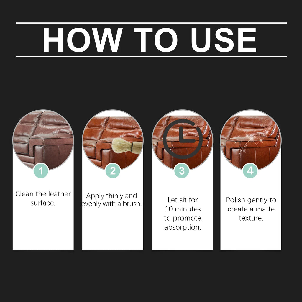 Leather Furniture Care Ointment – Nourishing Fiber Restorer Leather Care Conditioner Qme