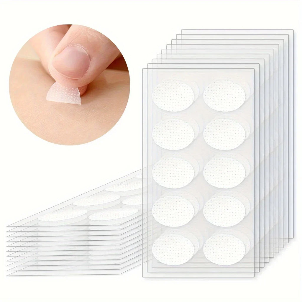 Earlobe Support Patches – Transparent Bifurcated Earring Stickers Earring Support Patch Qme
