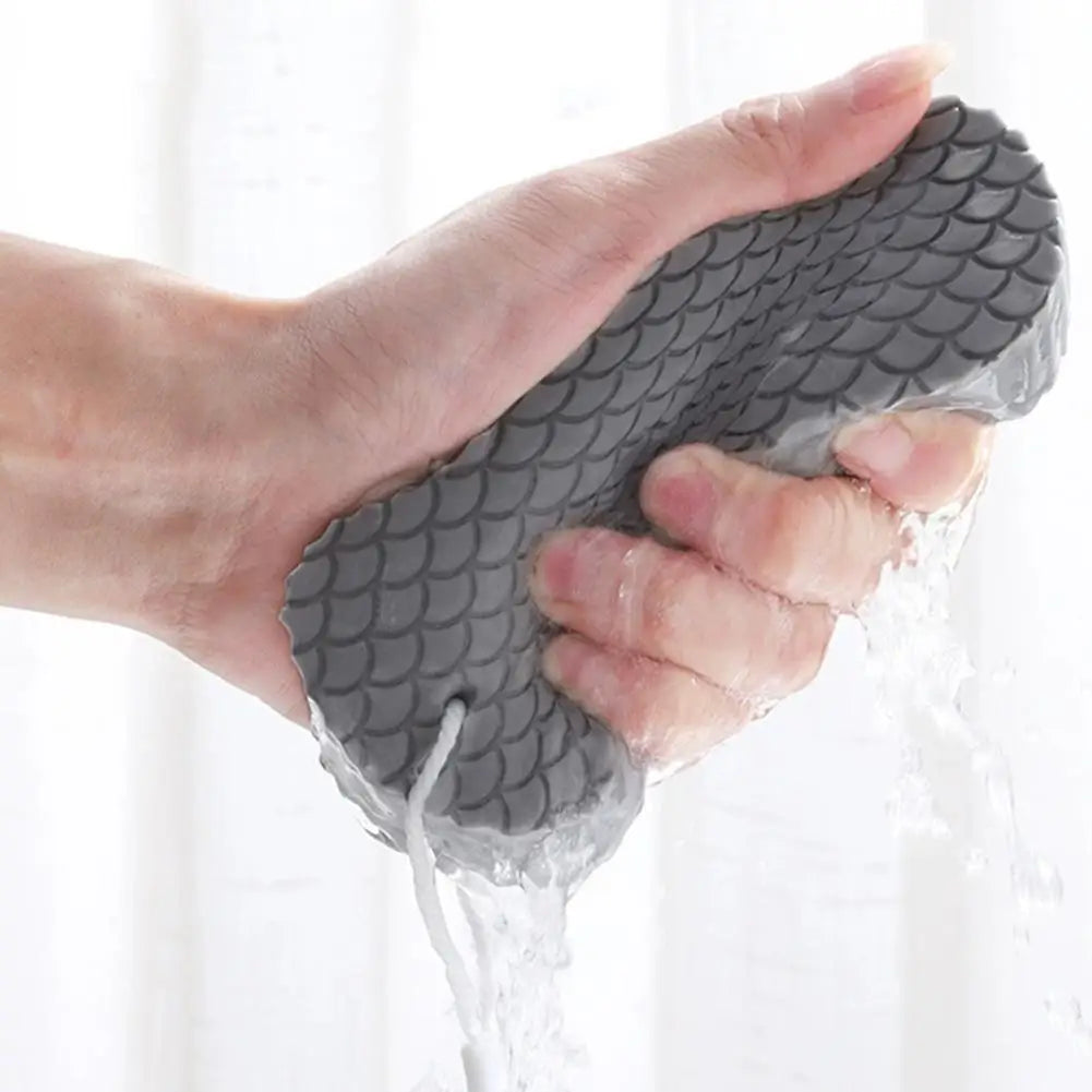 Exfoliating Bath Sponge – Soft Reusable Body Scrubber | Qme Exfoliating Bath Sponge Qme