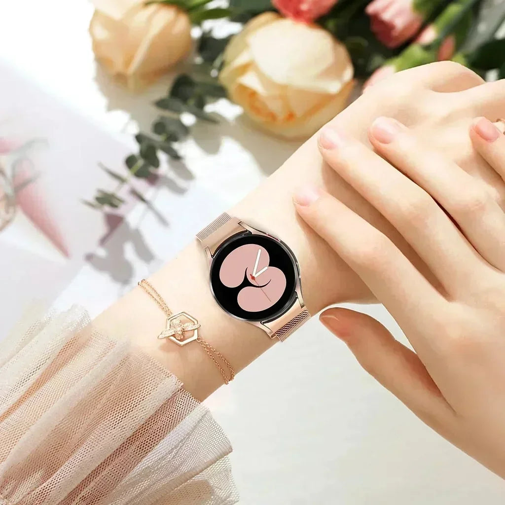TPU Case & Metal Strap Samsung Galaxy Watch 6 Classic 47mm Smartwatch Case & Strap Qme
